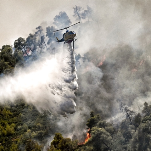 Φωτιά στο Παγγαίο Όρος