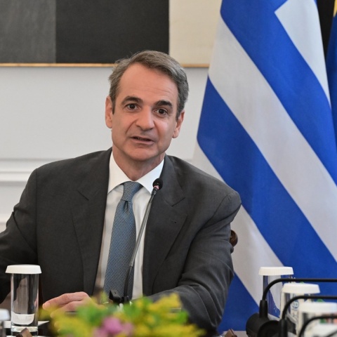 Ο Κυριάκος Μητσοτάκης στη συνεδρίαση του Υπουργικού Συμβουλίου