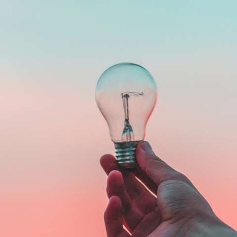 Λάμπα που κρατά άτομο