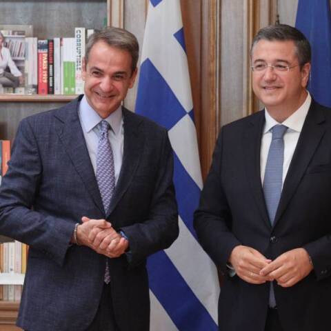 ΣΥΝΑΝΤΗΣΗ ΤΟΥ ΚΥΡΙΑΚΟΥ ΜΗΤΣΟΤΑΚΗ ΜΕ ΤΟΝ ΑΠΟΣΤΟΛΟ ΤΖΙΤΖΙΚΩΣΤΑ