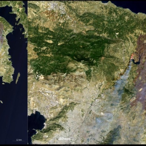 Φωτιά στην Αττική: 23 χιλιόμετρα τα μέτωπα της πυρκαγιάς