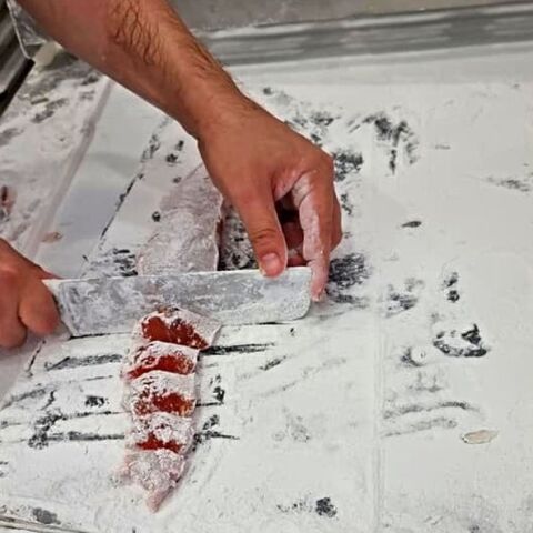 Λουκουμοποιία Βομβύλα, Νέος Κόσμος