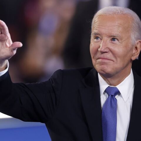 Ο Τζο Μπάιντεν στο συνέδριο των Δημοκρατικών