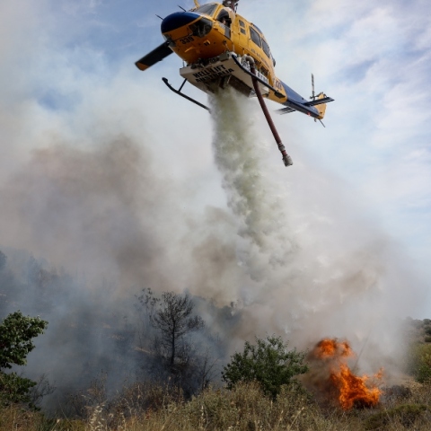 Φωτιά στο Παγγαίο: Καίει ανεξέλεγκτα για 4η μέρα 