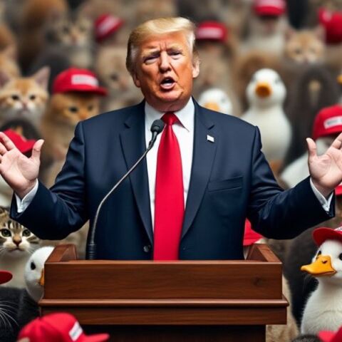 Τα σχόλια στο Χ μετά τη δήλωση Τραμπ ότι οι μετανάστες τρώνε... κατοικίδια