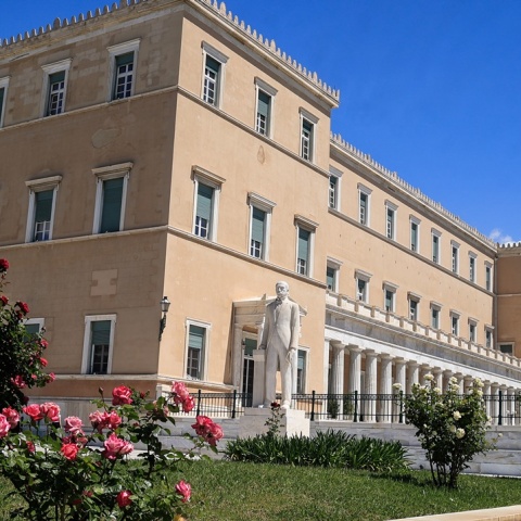 Το κτίριο της Βουλής