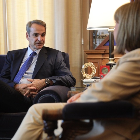 Κυριάκος Μητσοτάκης - Κατερίνα Σακελλαροπούλου