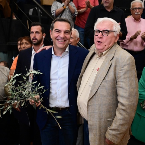 Ο ΑΛέξης Τσίπρας στην τελετή βράβευσής του