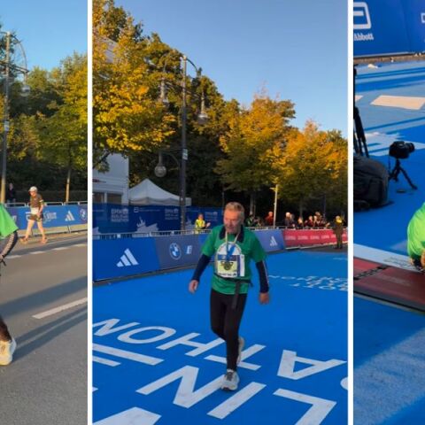 Μαραθώνιος Βερολίνου: Ο δρομέας που τερμάτισε τελευταίος έγραψε ιστορία - Ο 82χρονος Πέτερ Μπάρτελ είχε τρέξει και στην πρώτη διοργάνωση το 1974.