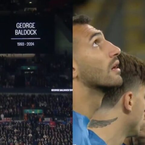 Παγωμένα τα βλέμματα των διεθνών στο ενός λεπτού σιγή για τον Μπάλντοκ