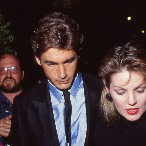 Ο Μάικλ Έντουαρντς με την Πρισίλα Πρίσλεϊ την περίοδο που ήταν ζευγάρι τη δεκαετία του '80