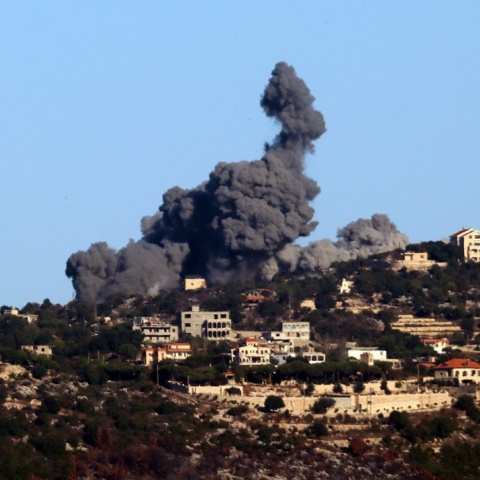 Εικόνα από βομβαρδισμό στον Λίβανο