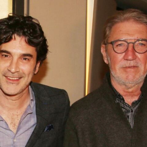 Ο Χριστόφορος Παπακαλιάτης με τον πατέρα του, Μανώλη