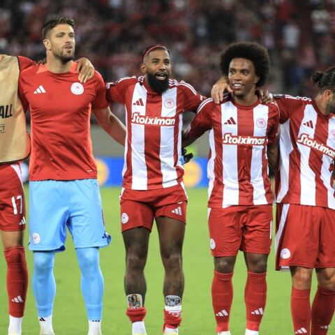 Οι παίκτες του Ολυμπιακού