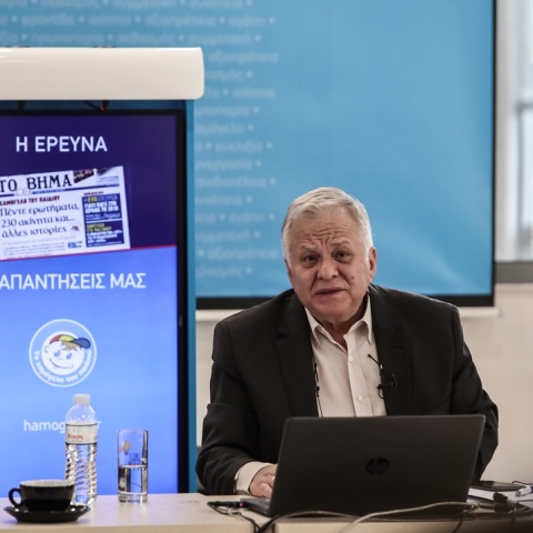 Ο πρόεδρος του Χαμόγελου του Παιδιού, Κώστας Γιαννόπουλος