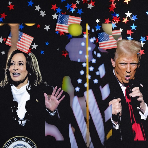 Κάμαλα Χάρις και Ντόναλντ Τραμπ