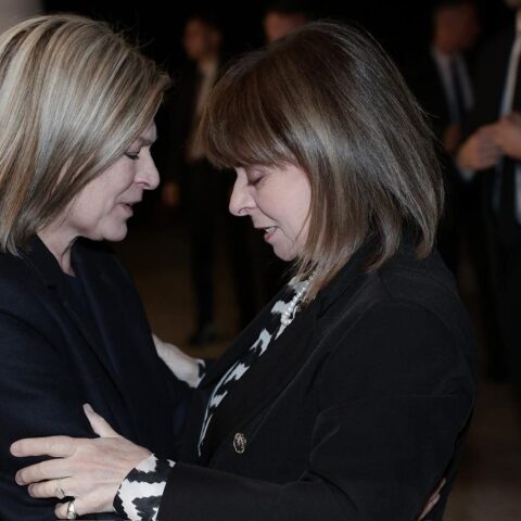 H K. Σακελλαροπούλου στην παρουσίαση του βιβλίου για την Εριέττα Μόλχο