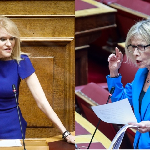 Θεοδώρα Τζάκρη και Γιώτα Πούλου