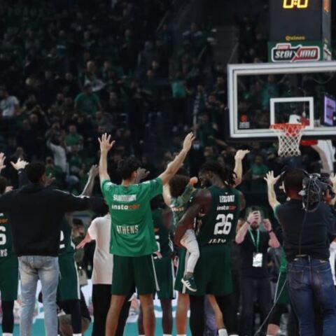 Οι παίκτες του Παναθηναϊκού