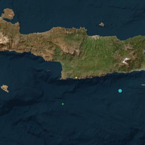 Σεισμός τώρα νότια της Κρήτης - Το μέγεθος και το επίκεντρο της σεισμικής δόνησης