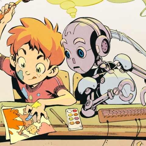 «Εμείς και η AI» από την Ελληνική Ακαδημία Κόμικς