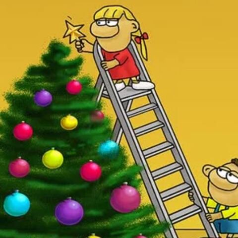 Αρκάς: Η χριστουγεννιάτικη «Καλημέρα» του - Το σημερινό σκίτσο του