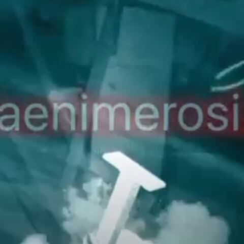 Ηλεία: Η στιγμή που οι ισχυροί άνεμοι ξηλώνουν τσουλήθρα παιδικής χαράς στη Μυρτιά