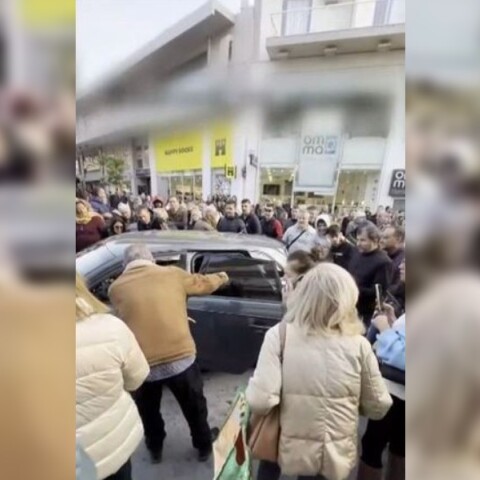 Χάος και οργή στο Χαλάνδρι με οδηγό που πάρκαρε στη μέση του δρόμου 