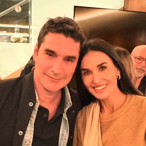 Ο Χριστόφορος Παπακαλιάτης συναντήθηκε ξανά με την Ντέμι Μουρ