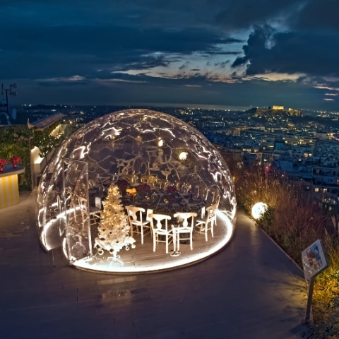 Οι θόλοι Domes στο ξενοδοχείο St. George Lycabettus 