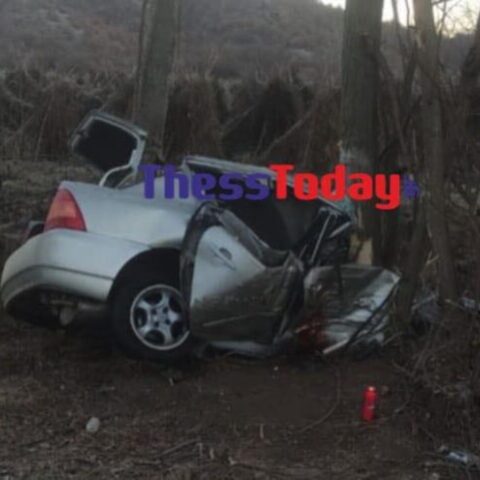 Το αυτοκίνητο του μοιραίου τροχαίου δυστυχήματος