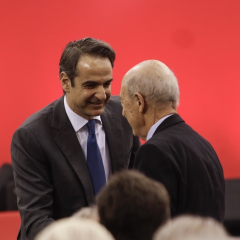 Κυριάκος Μητσοτάκης και Κώστας Σημίτης