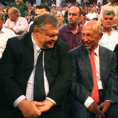 Ευάγγελος Βενιζέλος και Κώστας Σημίτης