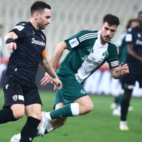 Στιγμιότυπο από το Παναθηναϊκός-ΠΑΟΚ