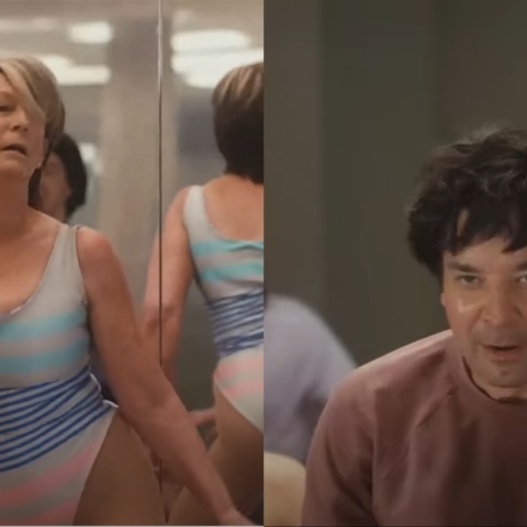 Η Τζέιμι Λι Κέρτις αναβίωσε τη θρυλική σκηνή αερόμπικ 40 χρόνια μετά το «Perfect»