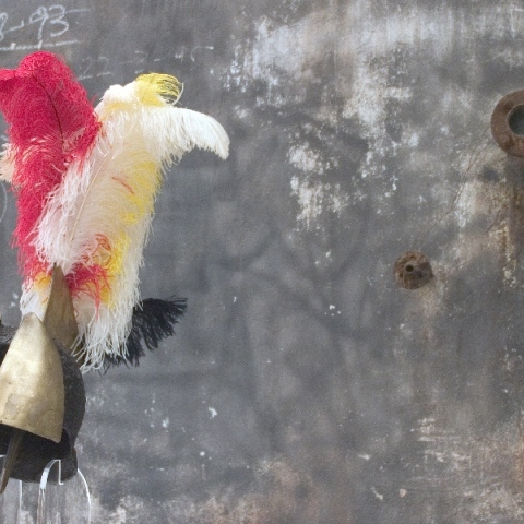 Θόδωρος, γλύπτης  Περικεφαλαία αυτοκτονίας, 1964 Μικτή τεχνική Κληροδότημα του καλλιτέχνη στο ΕΜΣΤ