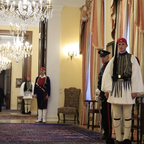 Στιγμιότυπο από το Προεδρικό Μέγαρο