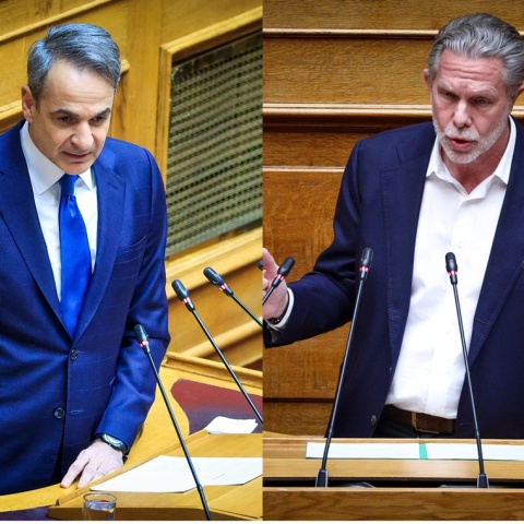 Κυριάκος Μητσοτάκης και Παύλος Γερουλάνος