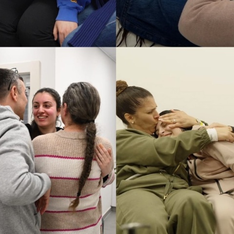 Χαμόγελα, δάκρυα και ανακούφιση στην επανένωση των Ισραηλινών ομήρων με τις οικογένειές τους