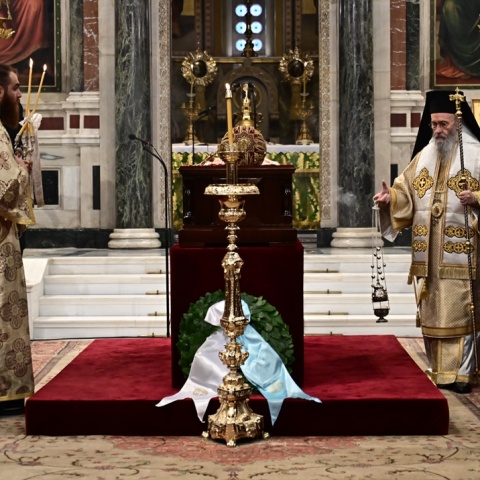 Αρχιεπίσκοπος Αλβανίας Αναστάσιος: Σε εξέλιξη το λαϊκό προσκύνημα στη Μητρόπολη Αθηνών