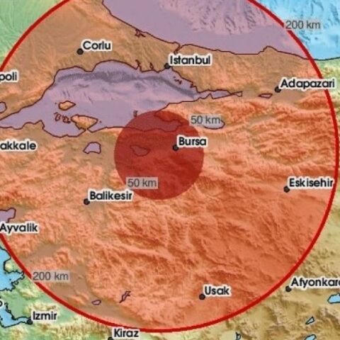 Σεισμός στην Προύσα -  Έγινε αισθητός στην Κωνσταντινούπολη