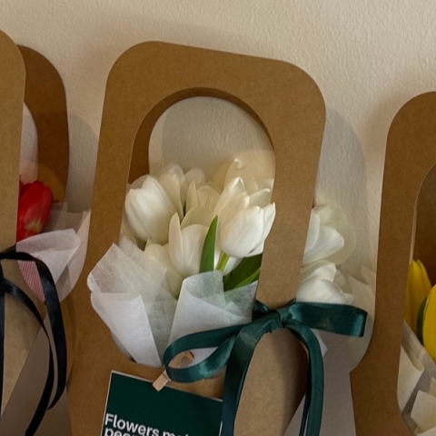 Flowers make people happy