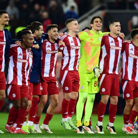 Οι παίκτες του Ολυμπιακού