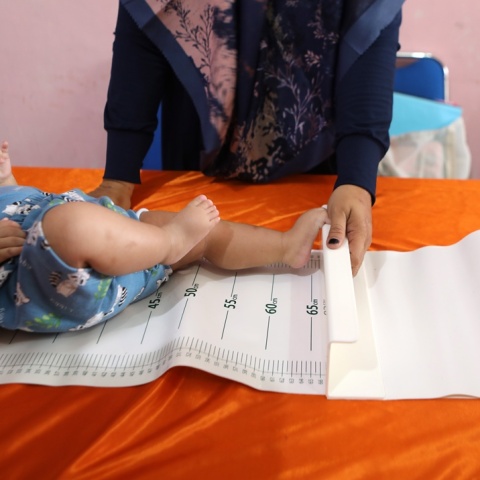 Μέτρηση ύψους σε μωρό