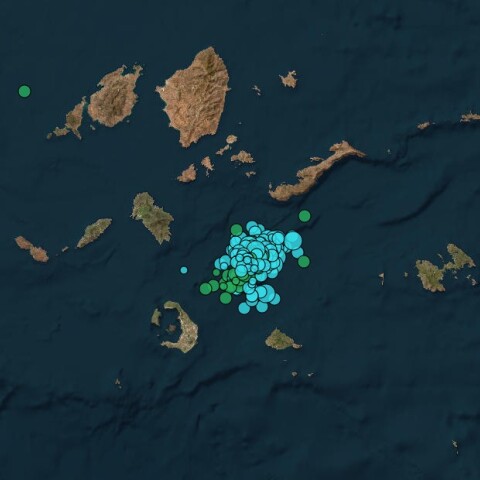 Νέος σεισμός τώρα ανοιχτά της Αμοργού