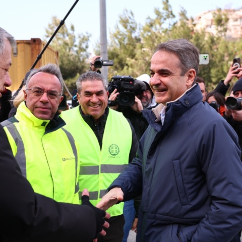 Ο Κυριάκος Μητσοτάκης στη Θεσσαλονίκη