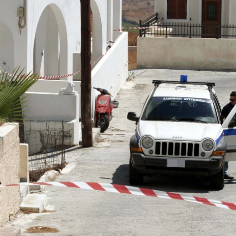 Περιπολικό της ΕΛ.ΑΣ. στη Σαντορίνη