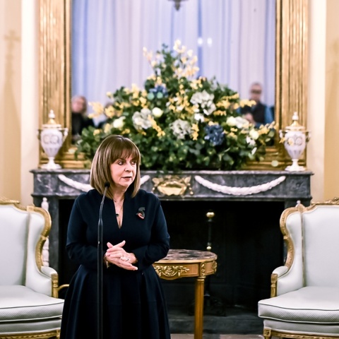 Η Πρόεδρος της Δημοκρατίας, Κατερίνα Σακελλαροπούλου