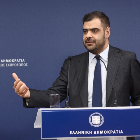 Ο κυβερνητικός εκπρόσωπος, Παύλος Μαρινάκης