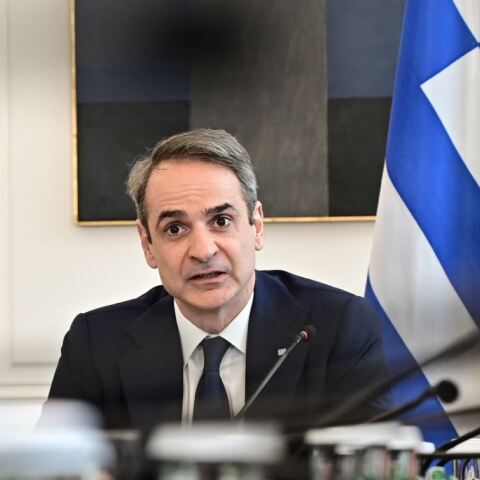 Ο Κυριάκος Μητσοτάκης στο Υπουργικό Συμβούλιο